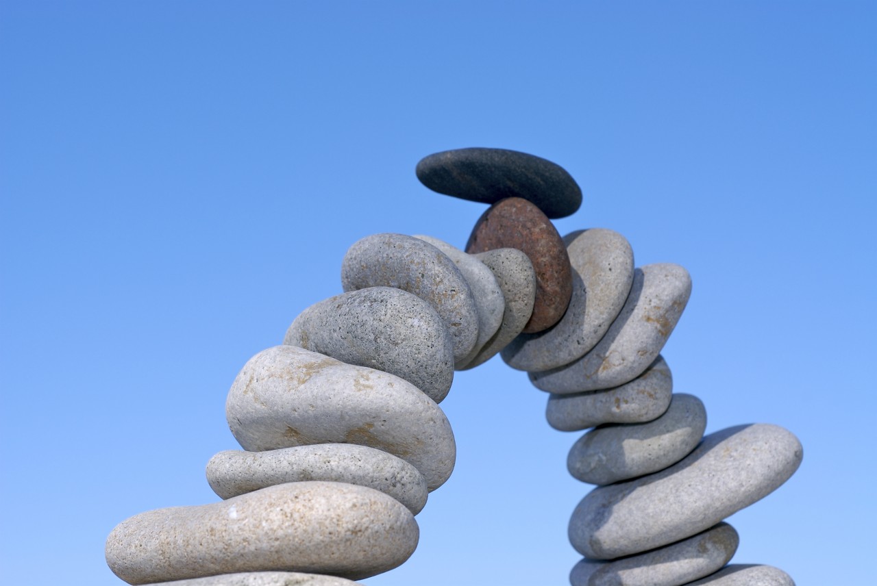 Stenen stapel Mindfulness
